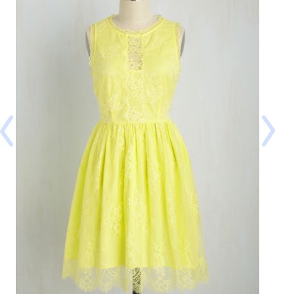 Yellow Lace Dress