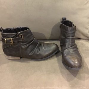 Brown Short Booties Perfect for Fall!