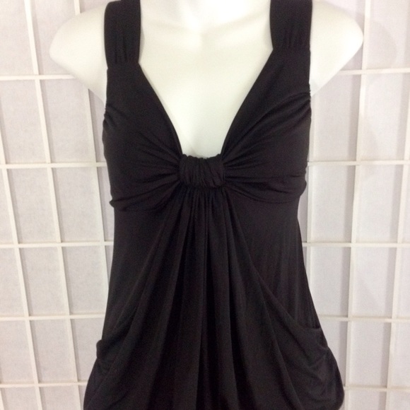 Black Tank Top W/ Pockets