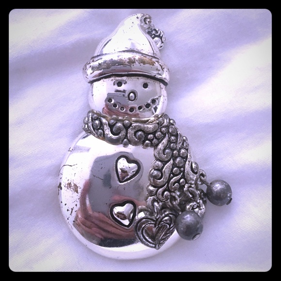 Cookie Lee Snowman Pin