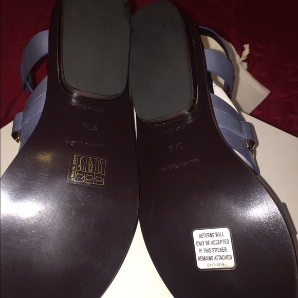 BALENCIAGA LEATHER PIERCED SANDALS - Picture 3 of 4