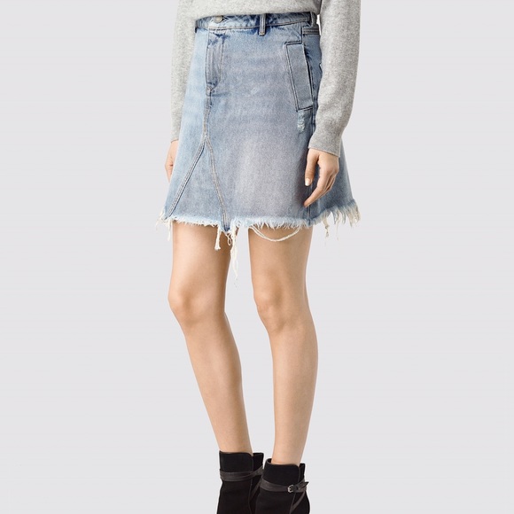 ALLSAINTS Lari Denim Skirt