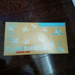 Latex disposable gloves size small