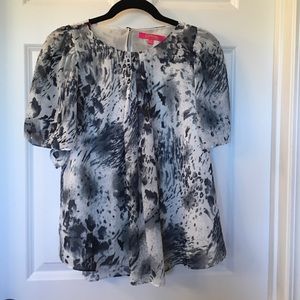 Catherine by Catherine Maladrino Flouncy Blouse