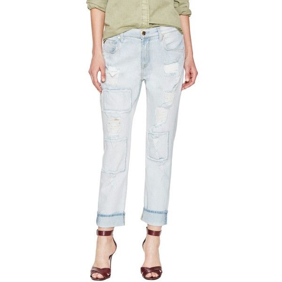 Seven jeans distressed high waisted jeans - Picture 1 of 2