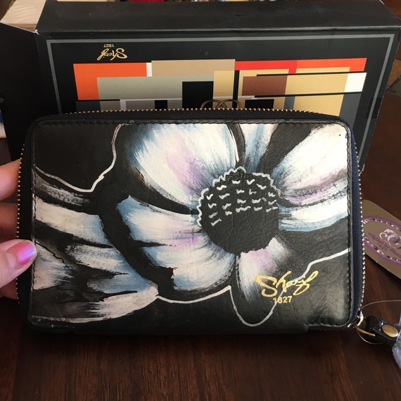 Sharif Hand painted Smart Phone Wristlet