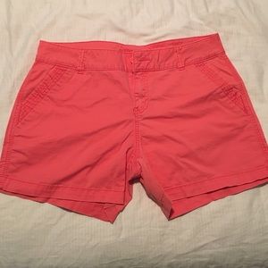 Maurice's coral colored shorts!