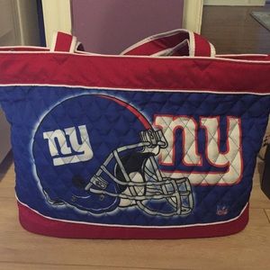 New York Giants Quilted Canvas Bag