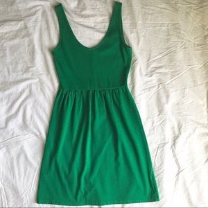 JCrew Kelly Green Knit Tank Dress