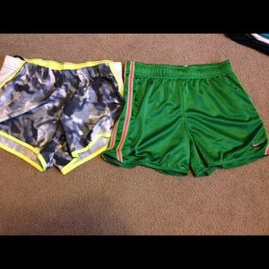 Two pairs of running shorts
