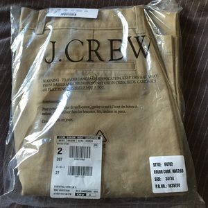 J Crew Essential khakis classic fit 34x34
