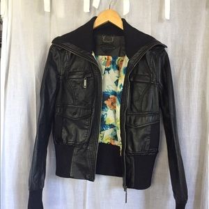 Women's leather jacket