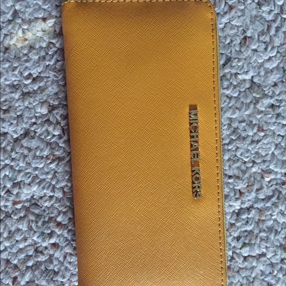 Yellow Michael Kors Wallet