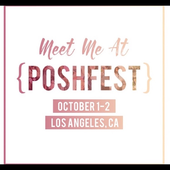 Meet me at Poshfest🙋