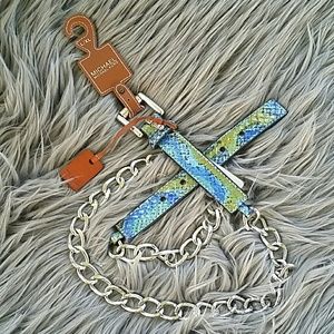 // MICHAEL KORS ● DISTRESSED CHAIN BELT