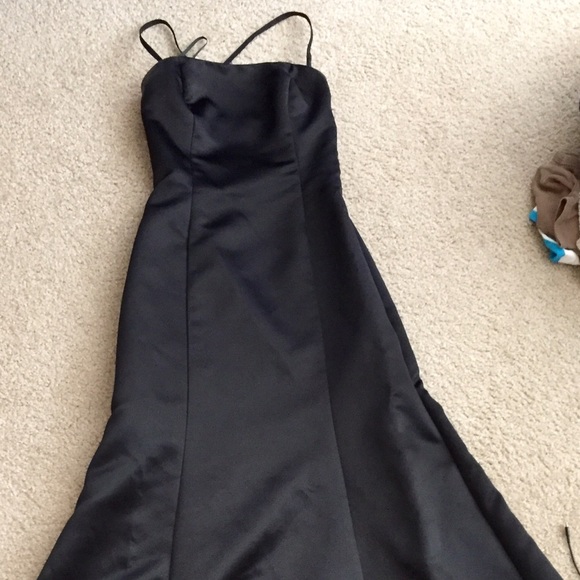 Long black dress