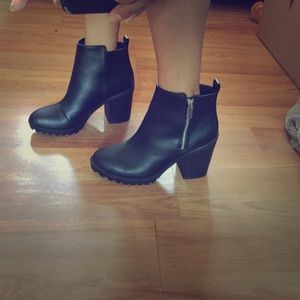 Black booties