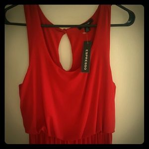 **NWT**Red Jumpsuit - Never worn