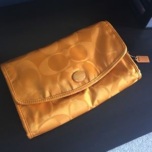 Coach travel/ makeup bag