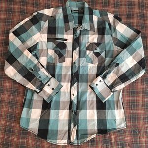 7 diamonds long sleeve button-down