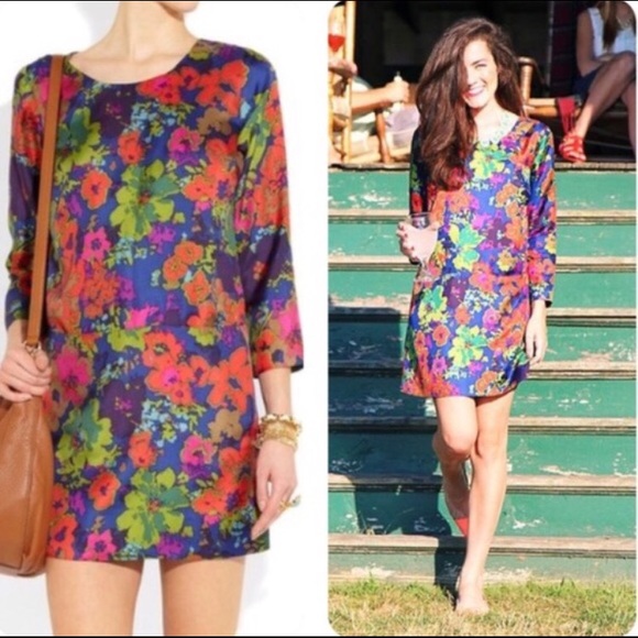 Jules Floral Shift Dress - Picture 1 of 2