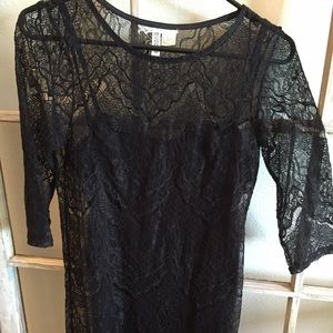 Knee length flowey Lacey dress