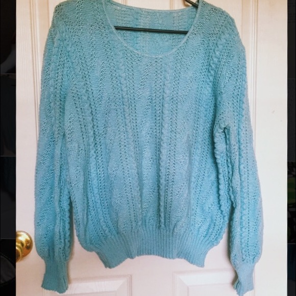 Turquoise Knit Sweater