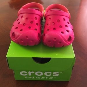 Toddler Girls Pink Crocs