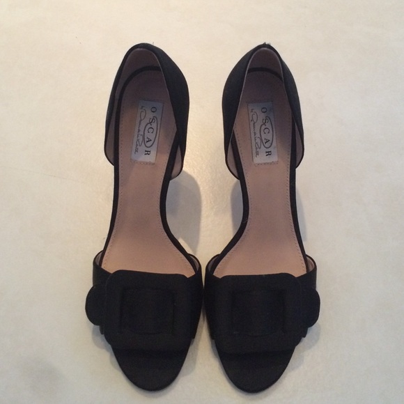 Oscar de la Renta Satin Heels