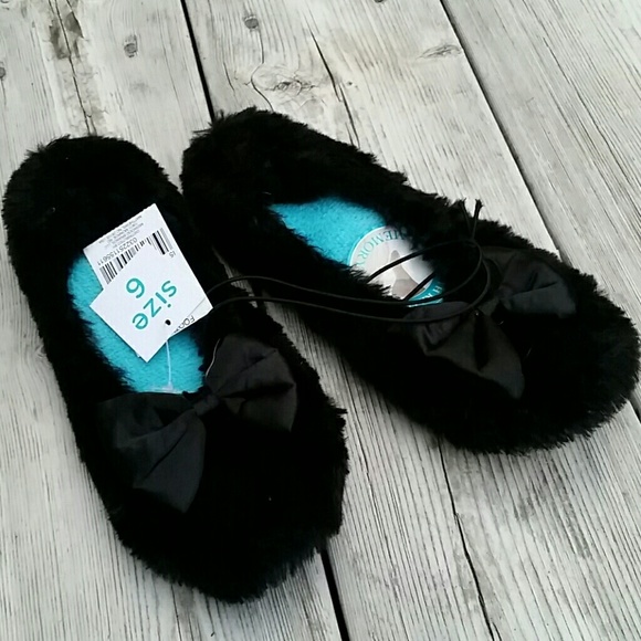 Just Be Womens Memory Foam Slippers Sz 6 BNWT - Picture 1 of 4