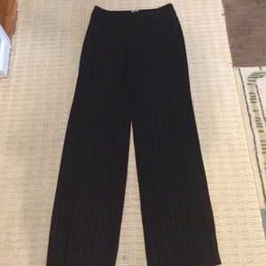 SALE Armani Collezioni Black shadow stripe pants