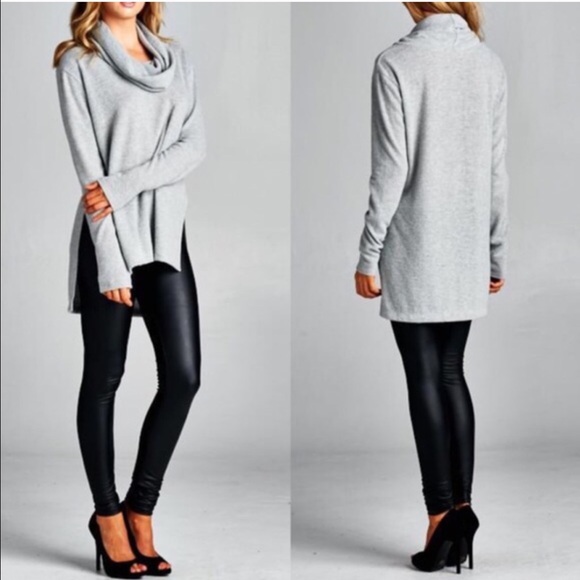 🆕The EVERDEEN hi-lo top - /H.GREY - Picture 2 of 4