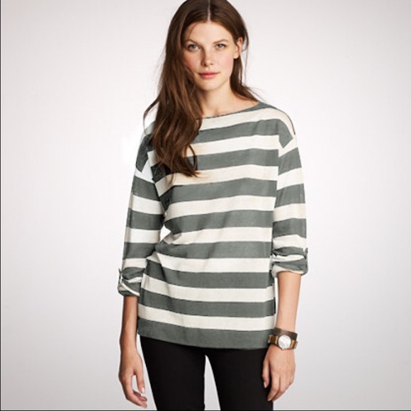 Jcrew Linen Sailor Sweater