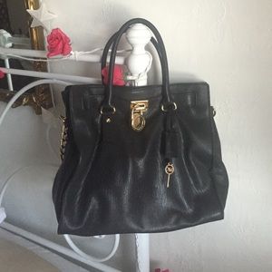Michael Kors Hamilton Large Tote (Luggage Leather)