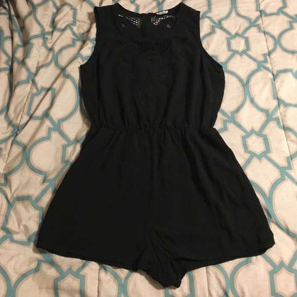All Black Romper