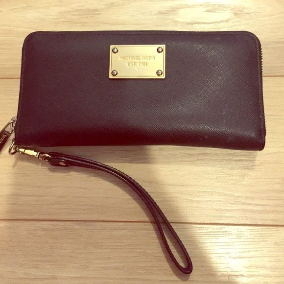 Michael Kors black wallet/wristlet