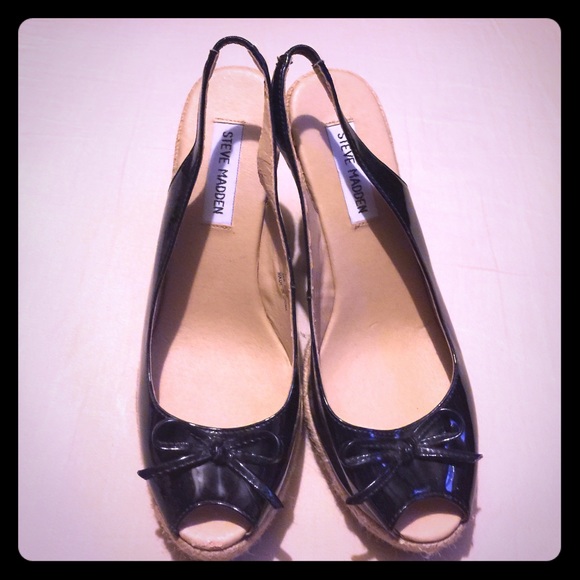 Steve Madden espadrilles sling back shoes