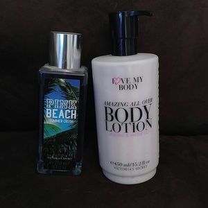 Body lotion and body mist