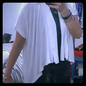 The Loft Ivory Draped Cardi