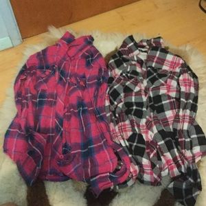 Aeropostale plaid shirts