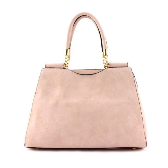 Leather Top Handle Bag