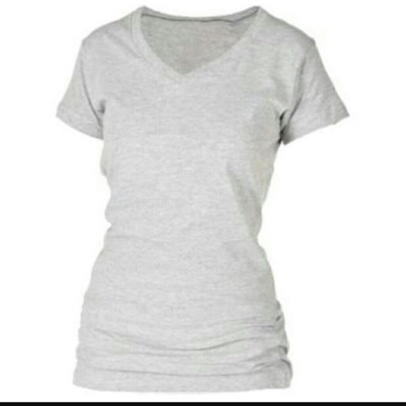 J. Crew Tops - J.Crew Perfect Fit  V-neck Gray Long-sleeve Top