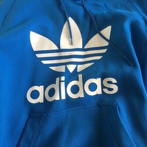 Large Blue Adidas Hoodie
