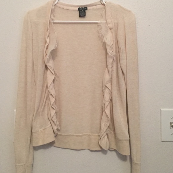 Cream cardigan