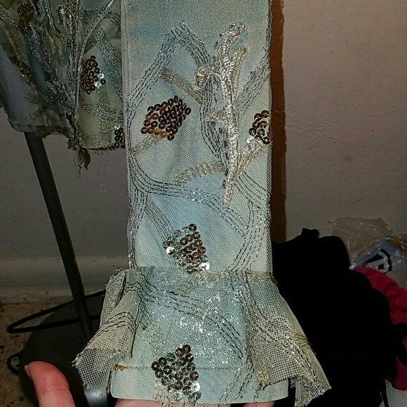 Jean jacket Wiz embroidered sequins and flowers - Picture 3 of 4