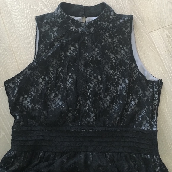Black lace dress