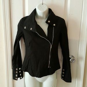 Black Asymmetrical Shirt