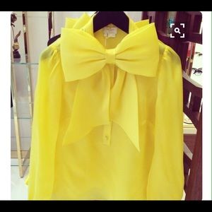 Kate spade yellow blouse