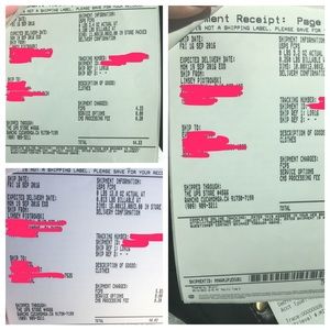 Shipping proof & confirmation