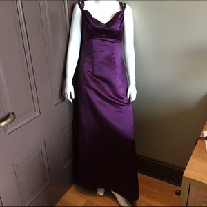 Purple formal dress
